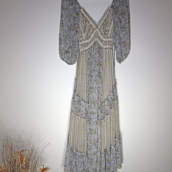 Free People - Your'e A Jewel - Floral Boho Maxi Dress - Picture 3 of 6